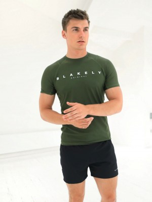 Blakely Apex Active T-Shirt Dunkelgrün | CSD941830