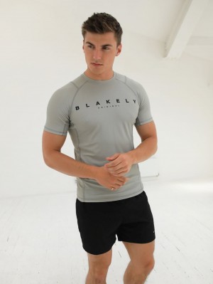 Blakely Apex Active T-Shirt Hellgrau | GEI927813