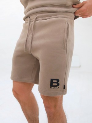 Blakely Blakely London Jogger Shorts Braun | KTB135296