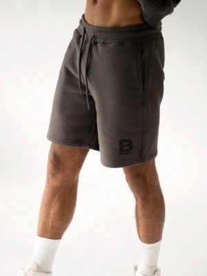 Blakely Blakely London Jogger Shorts Charcoal | EOS502167