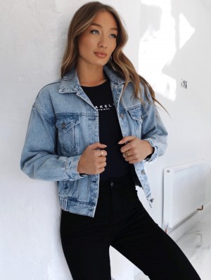 Blakely Brooklyn Denim Jacket Blau | VQI147958