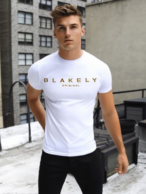 Blakely Goldstone T-Shirt Weiß | RFN590784