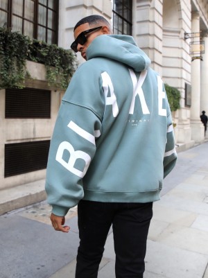 Blakely Idris Oversized Hoodie Grün | NWB361507