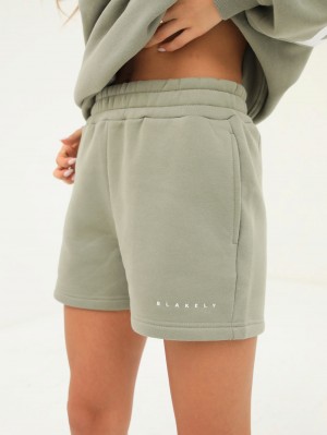 Blakely Isabel Jogger Shorts Olivgrün | TSZ142769