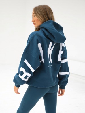 Blakely Isabel Oversized Hoodie Dunkel | LQK517980