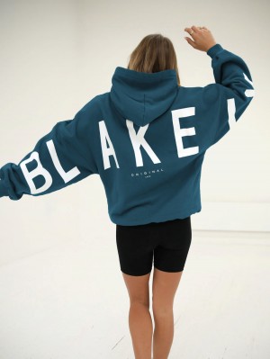 Blakely Isabel Oversized Hoodie Grün | YNB091587