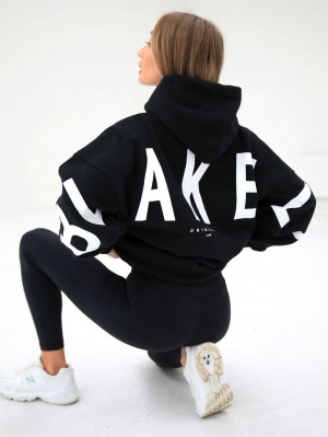 Blakely Isabel Oversized Hoodie Schwarz | NHU958417