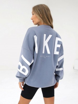 Blakely Isabel Oversized Jumper Blau | CZS495627