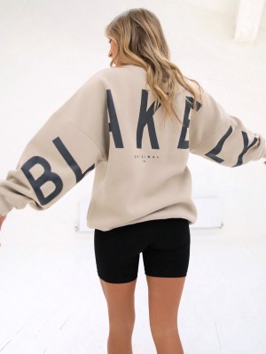 Blakely Isabel Oversized Jumper Oat | MVC671358