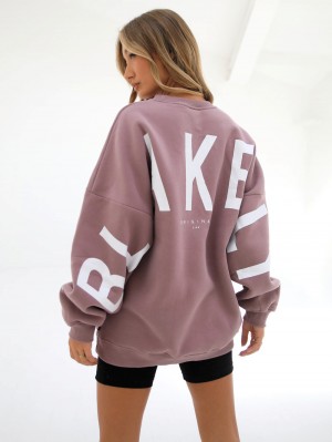 Blakely Isabel Oversized Jumper Rosa | YIU614273