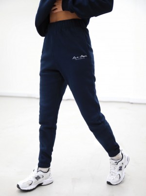 Blakely Life & Style Loose Fitting Sweatpants Navy Blau | RTH896502