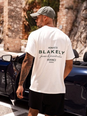 Blakely Monaco Relaxed T-Shirt Ivory | LEC259708