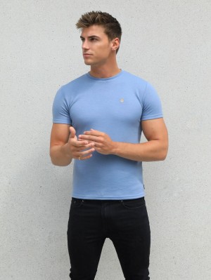 Blakely Recco T-Shirt Blau | XYI461082