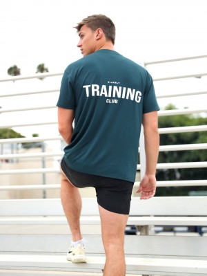 Blakely Relaxed Training T-Shirt Grün | DSL038952