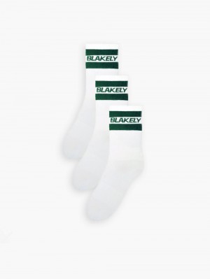 Blakely Signature Socks 3 Pack Grün | RNA610324