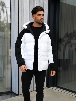 Blakely Tampa Puffer Coat Weiß | PGV251873