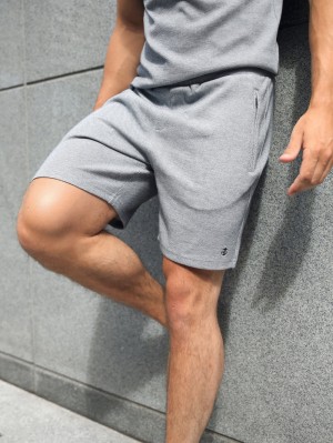 Blakely Toulon Textured Shorts Grau | FDU694175