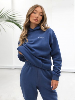 Blakely Universal Women's Relaxed Hoodie Blau | CPG476290