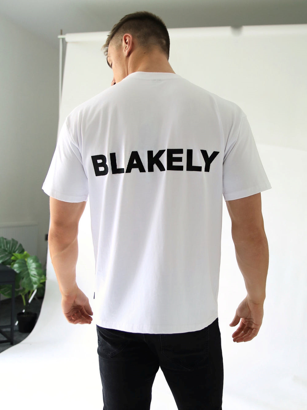 Blakely BLK Blackout Oversized T-Shirt Weiß | CIO762518