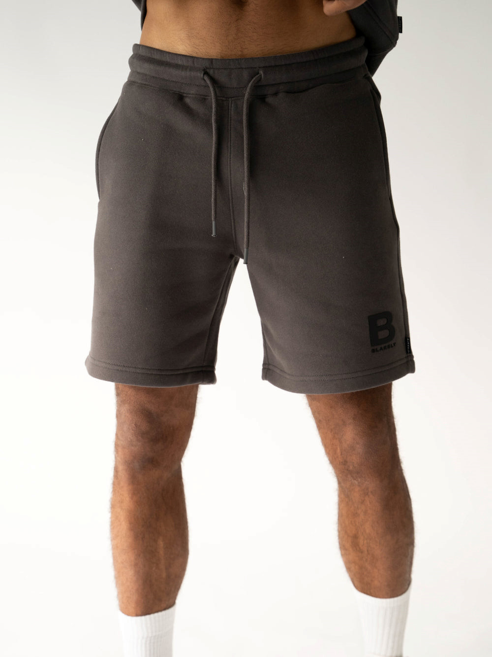 Blakely Blakely London Jogger Shorts Charcoal | EOS502167