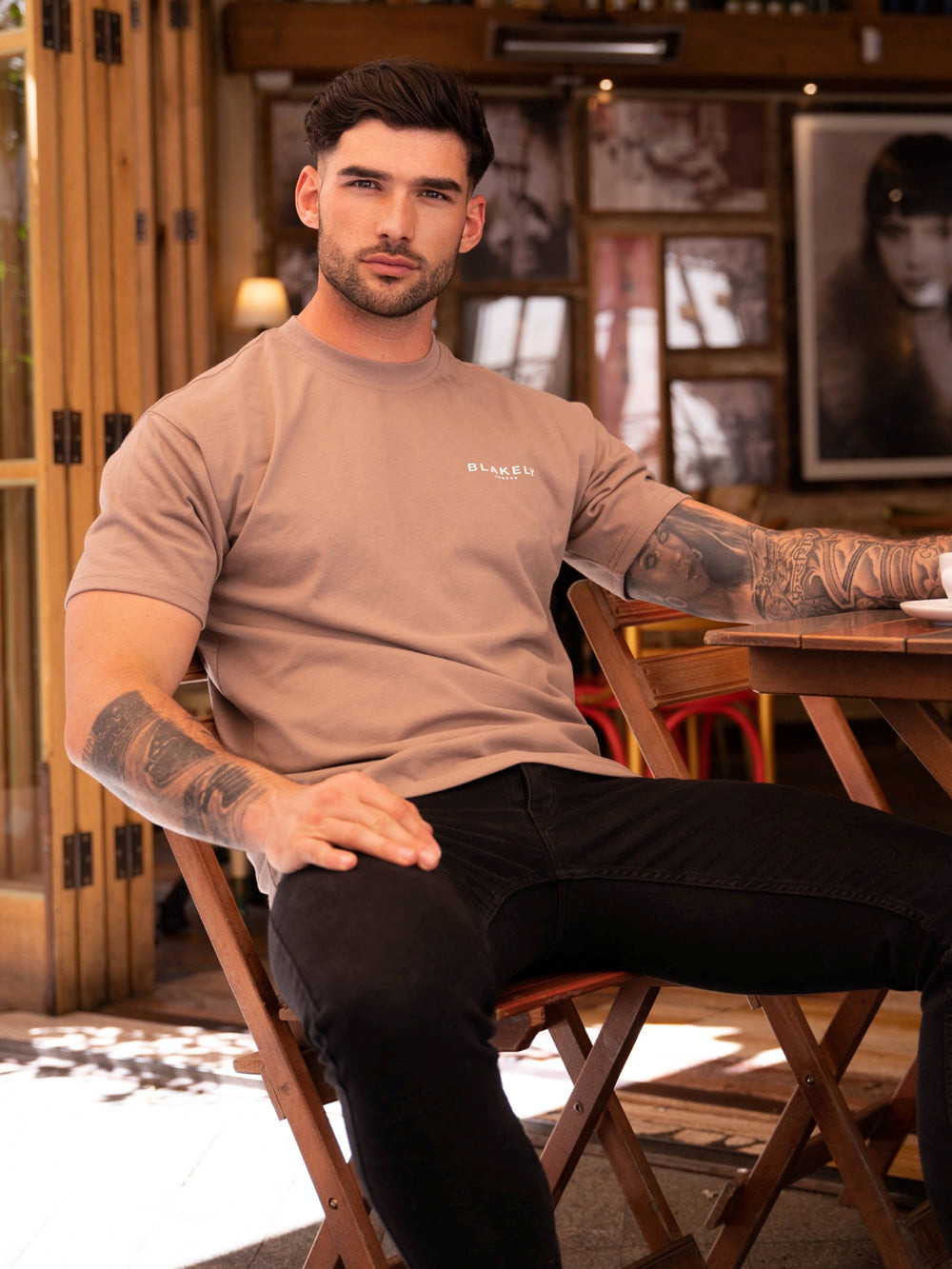 Blakely Blakely London Relaxed Fit T-Shirt Braun | HWZ842190