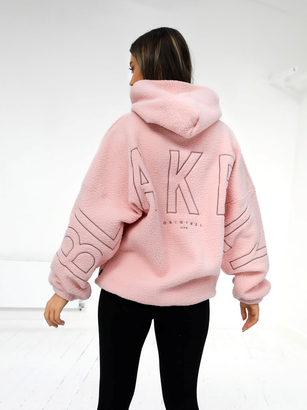 Blakely Borg Isabel Oversized Hoodie Rosa | AVY563210