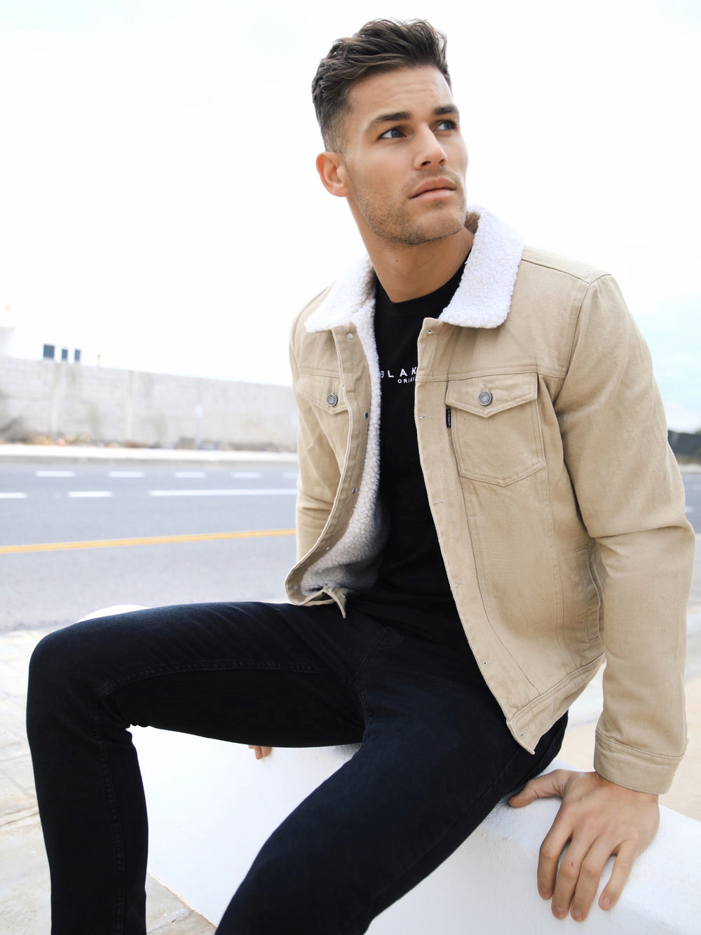 Blakely Bronx Denim Jacket Tan | DUM142957