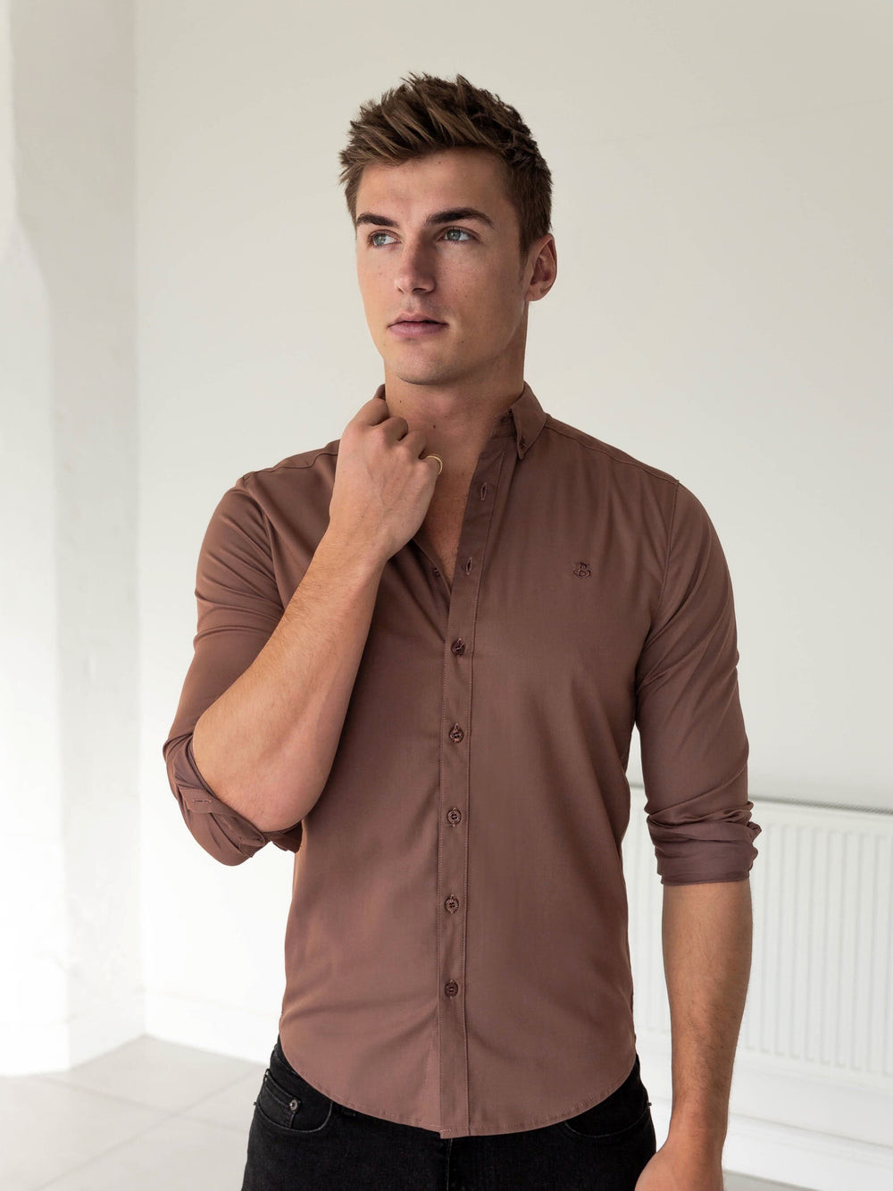 Blakely Burnham Fitted Stretch Shirt | BVY345176