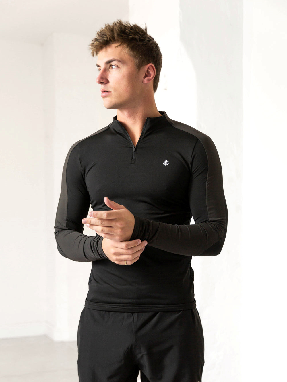 Blakely Challenger Gym Top Black/Charcoal | UPT235416