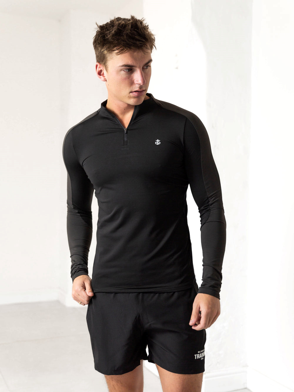 Blakely Challenger Gym Top Black/Charcoal | UPT235416