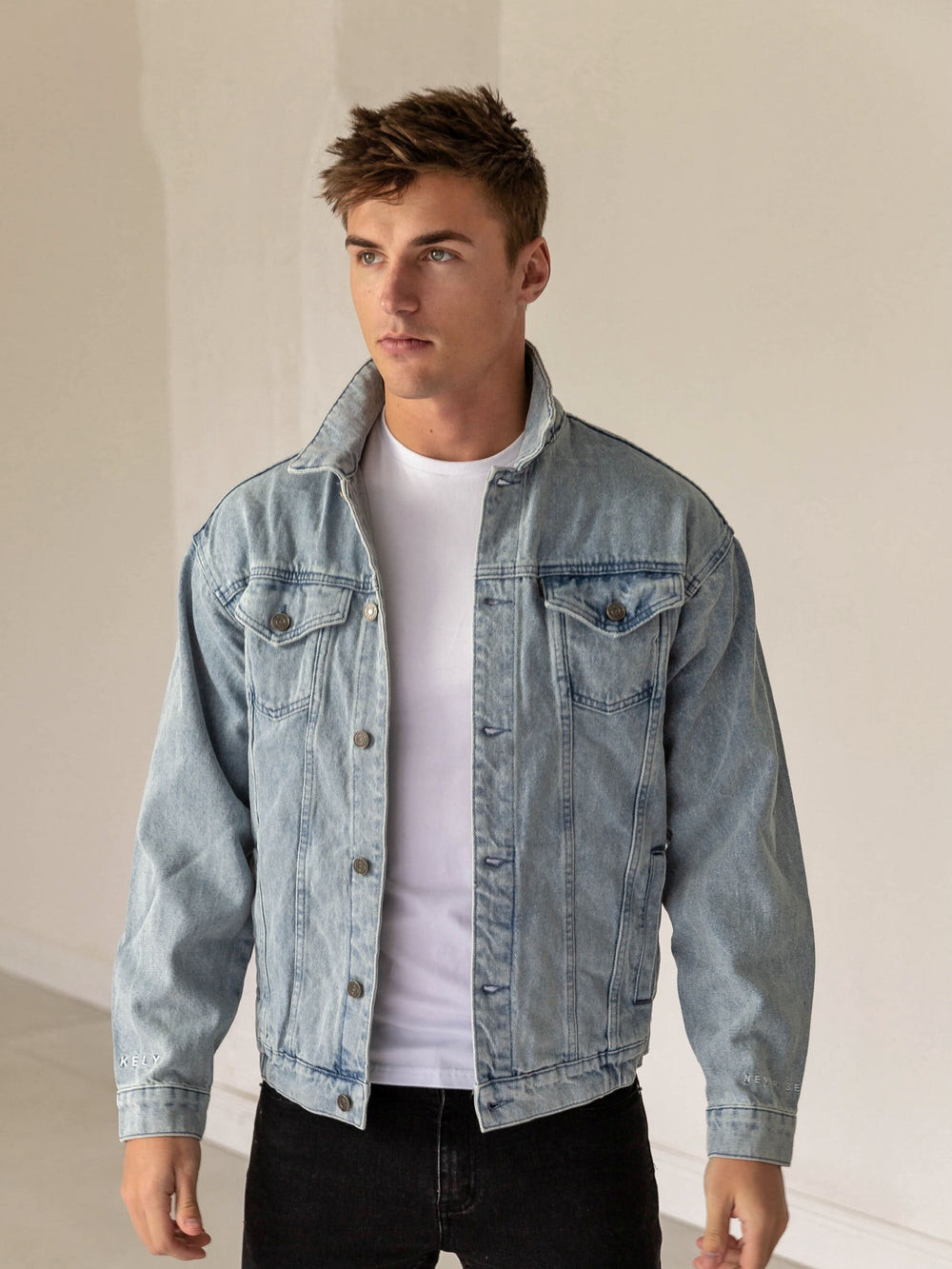 Blakely Greenwich Denim Jacket Blau | JEG230769