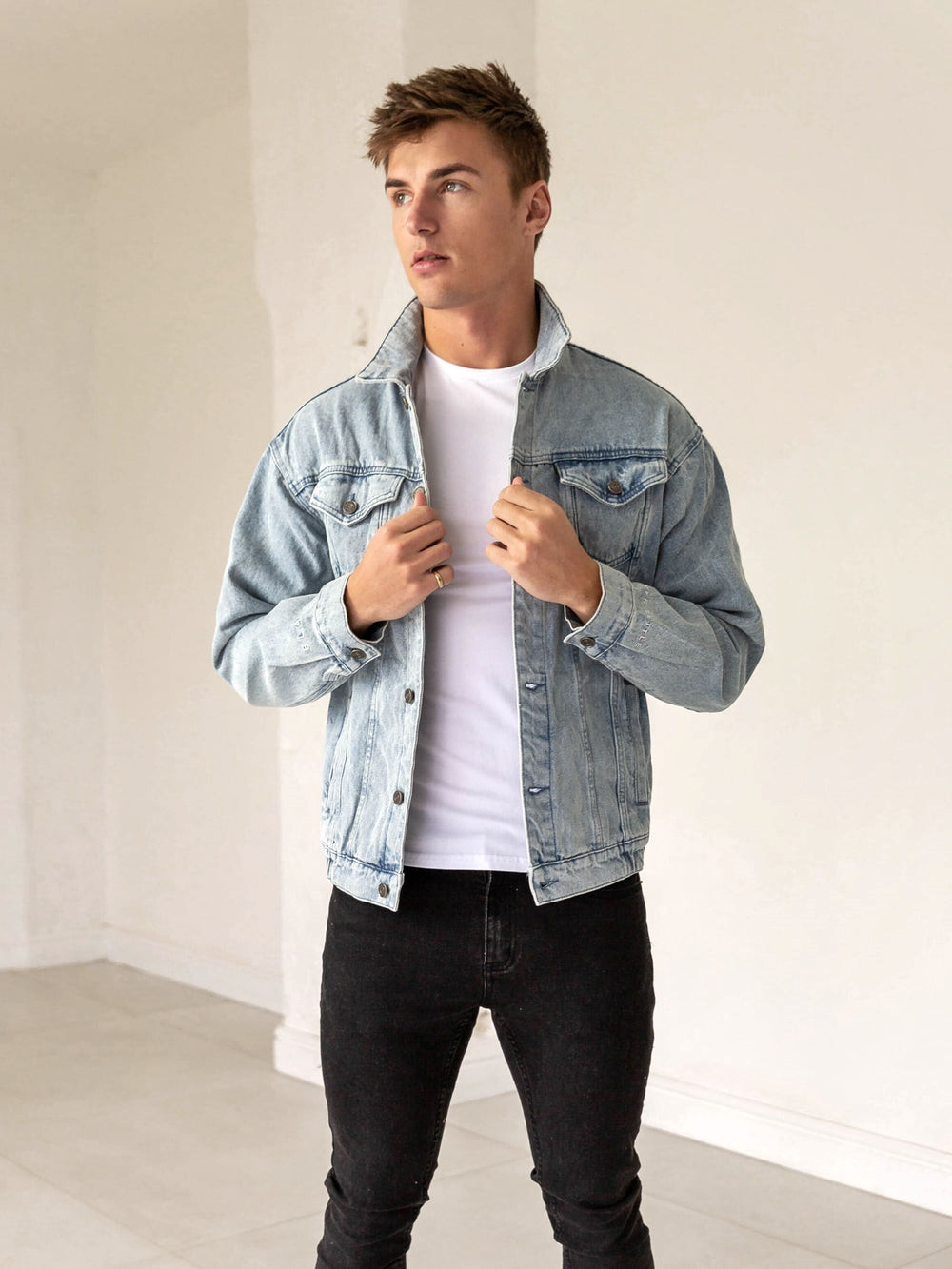 Blakely Greenwich Denim Jacket Blau | JEG230769