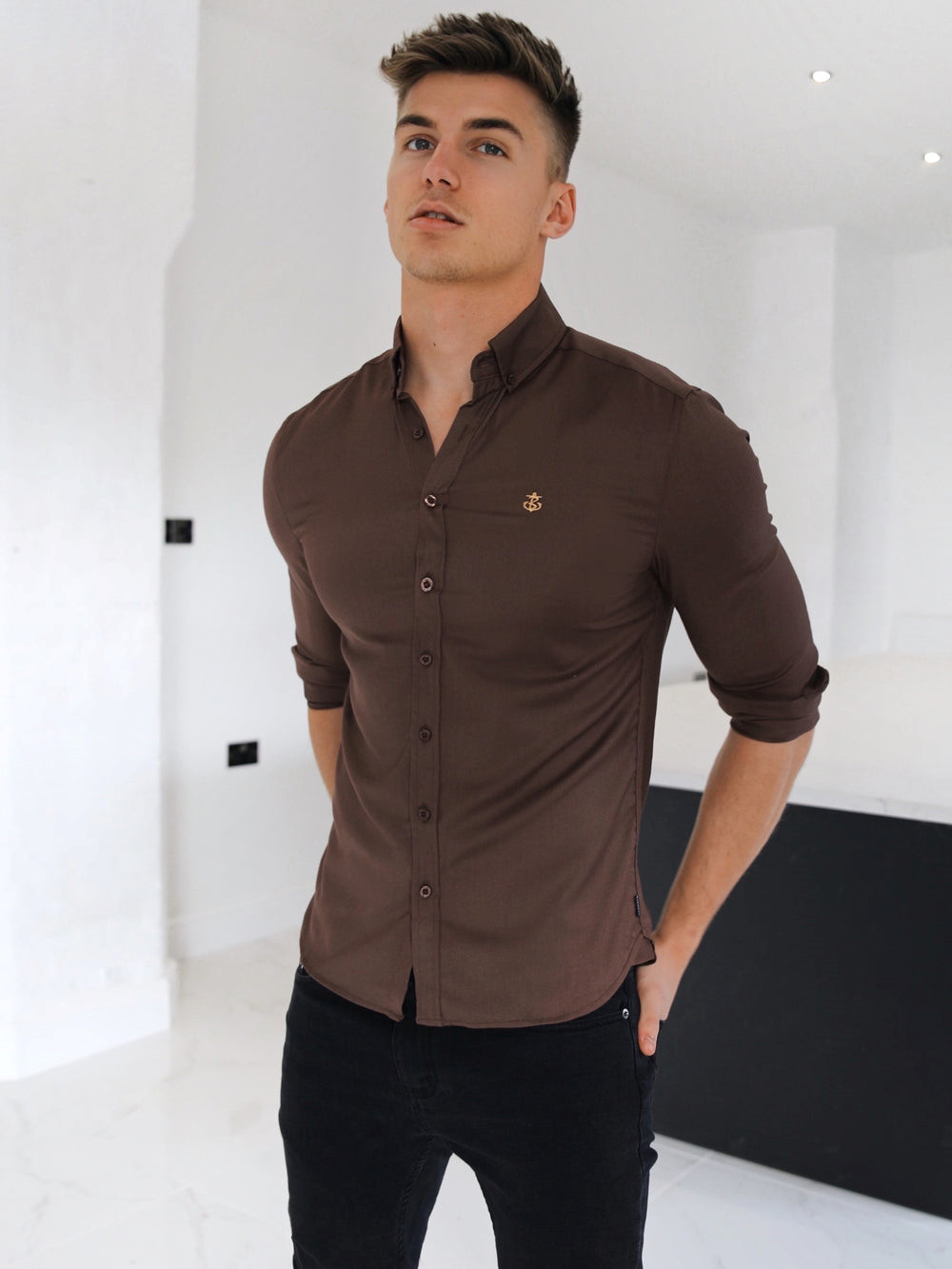 Blakely Holbrook Fitted Stretch Shirt | EBX704859