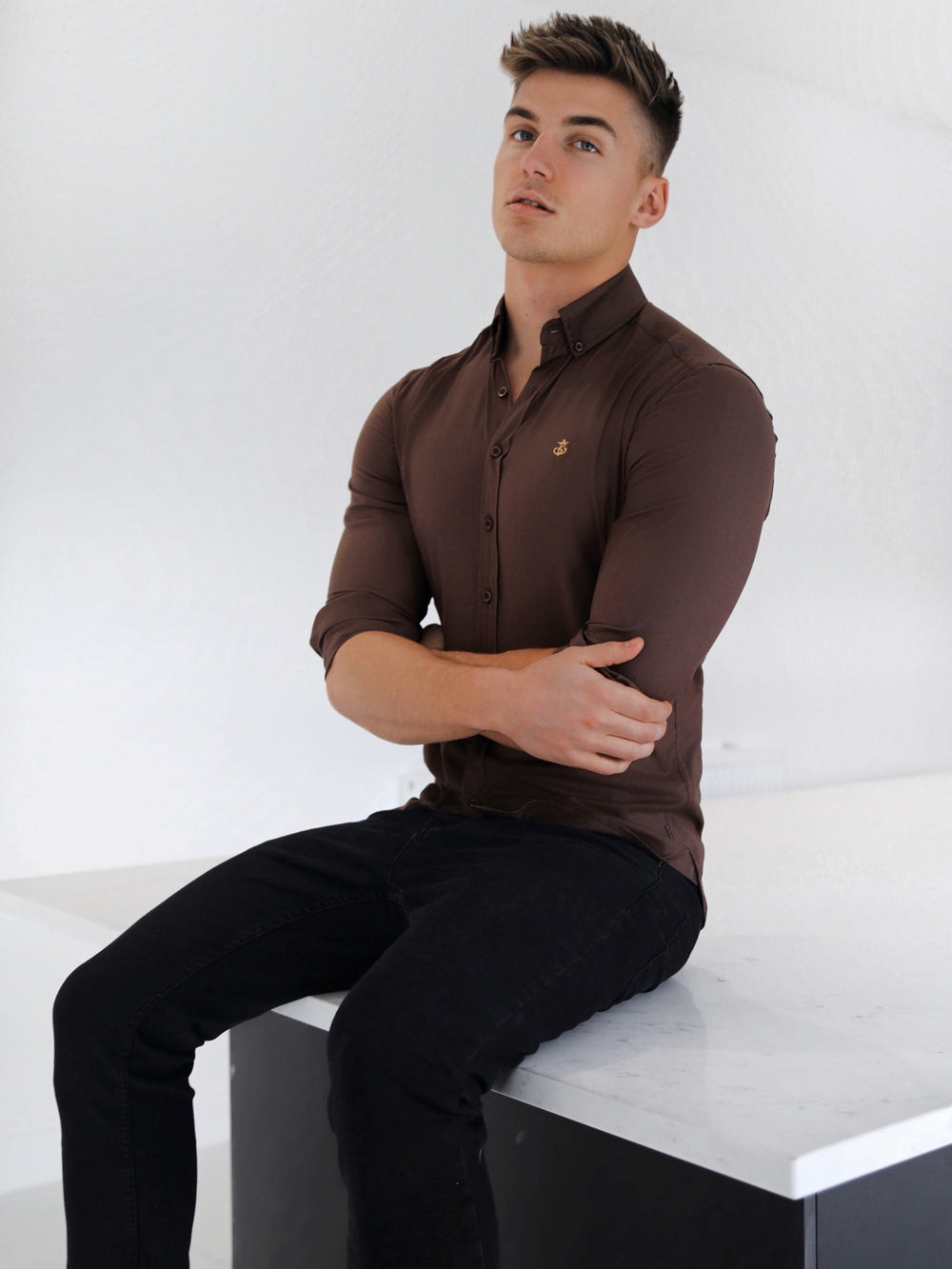 Blakely Holbrook Fitted Stretch Shirt | EBX704859