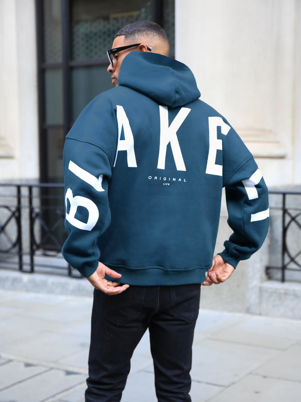 Blakely Idris Oversized Hoodie Dunkel | MYU087534