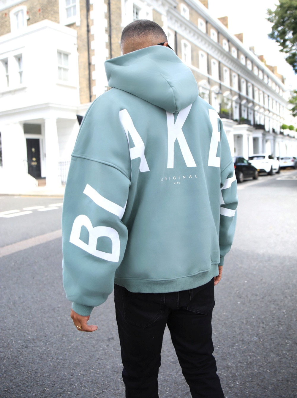 Blakely Idris Oversized Hoodie Grün | NWB361507