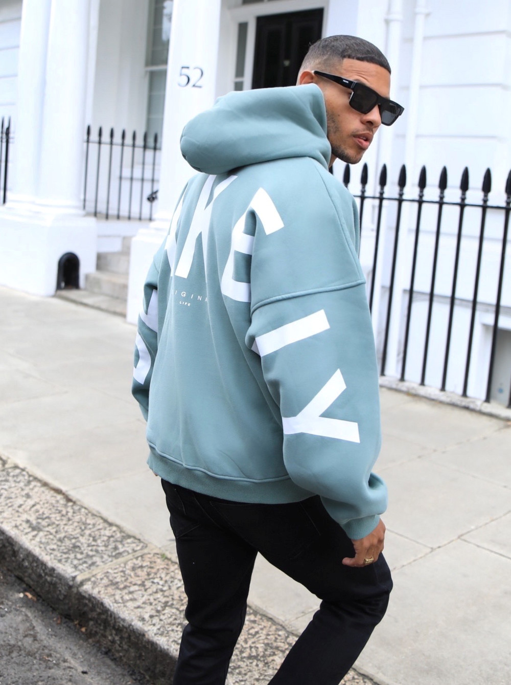 Blakely Idris Oversized Hoodie Grün | NWB361507