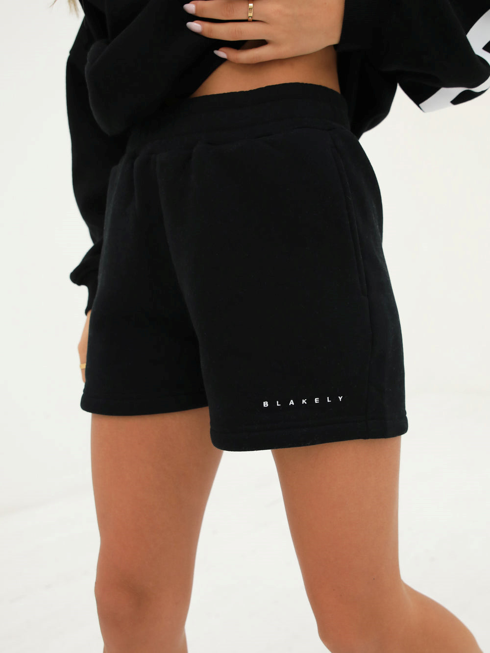 Blakely Isabel Jogger Shorts Schwarz | GMK804576