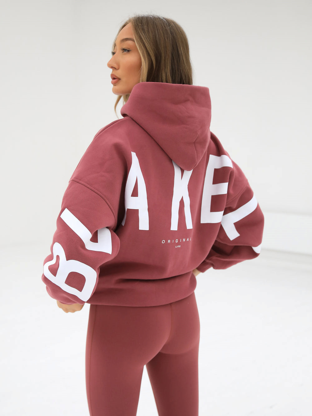 Blakely Isabel Oversized Hoodie Berry | RCK063418