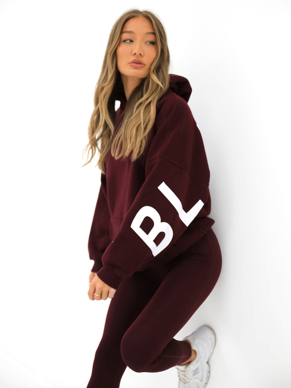 Blakely Isabel Oversized Hoodie Bordeaux | TXH631857