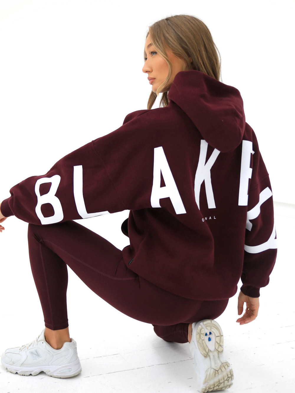 Blakely Isabel Oversized Hoodie Bordeaux | TXH631857