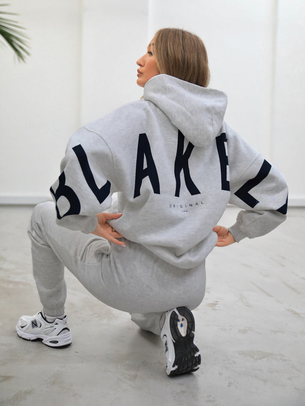 Blakely Isabel Oversized Hoodie Grau | GDE257396