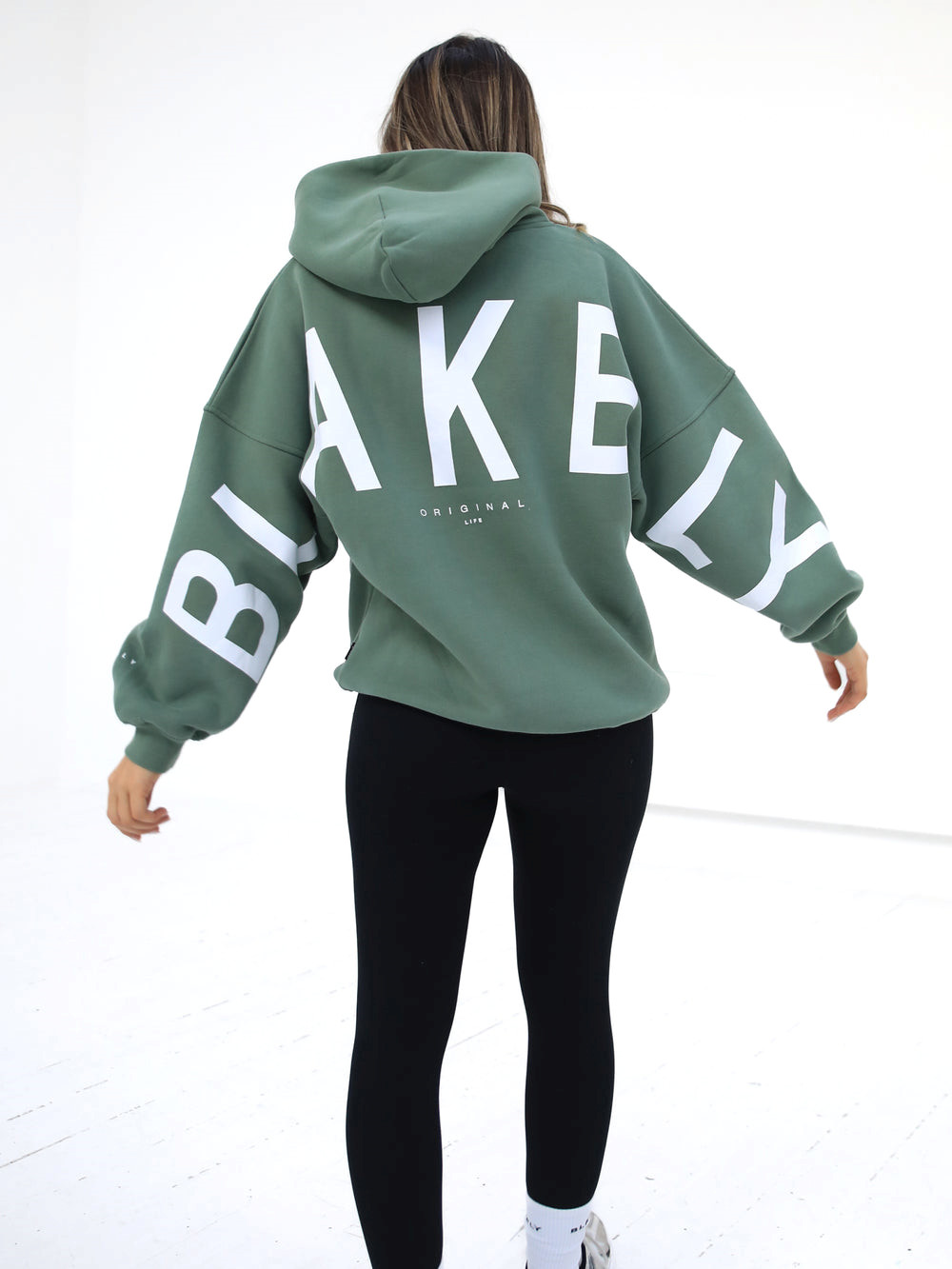 Blakely Isabel Oversized Hoodie Grün | LJS376120