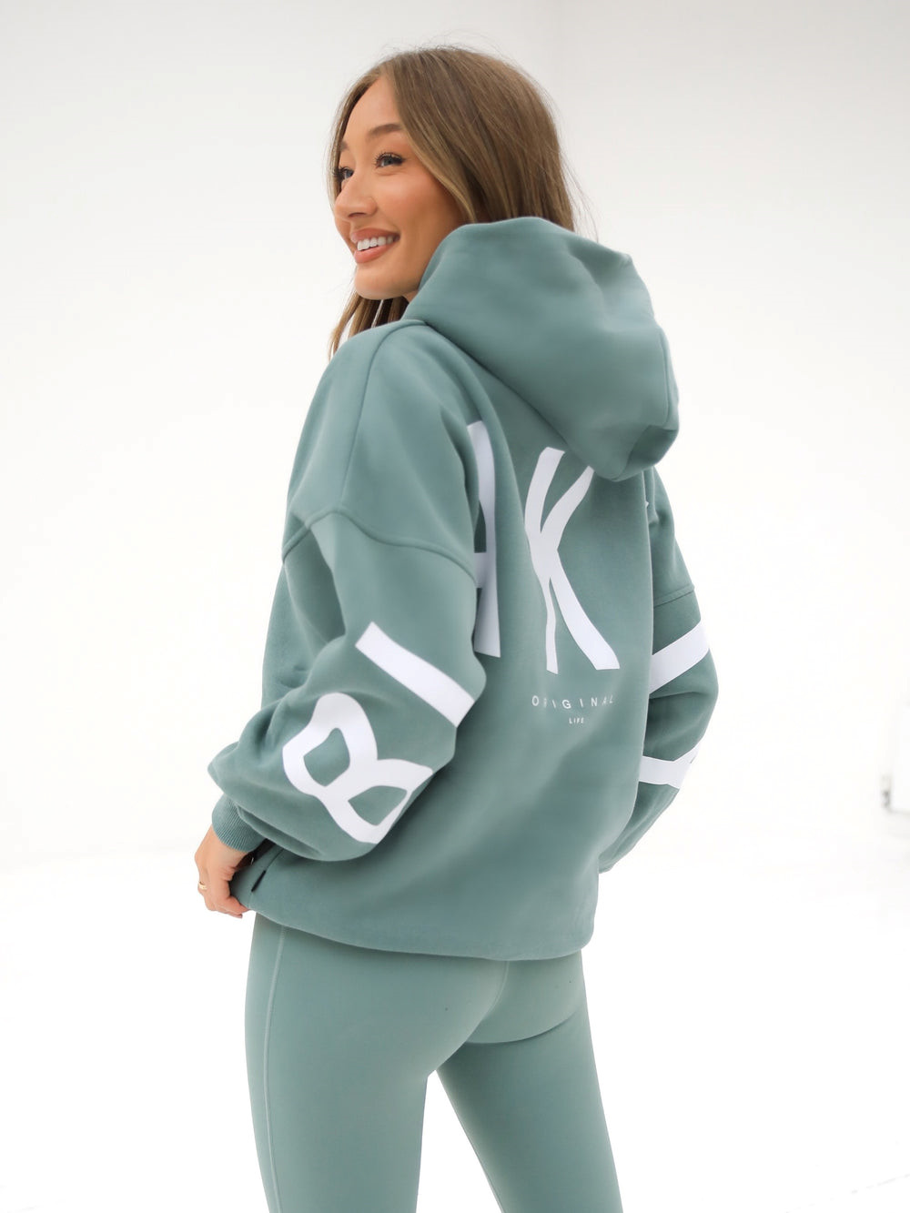 Blakely Isabel Oversized Hoodie Grün | VLI078631