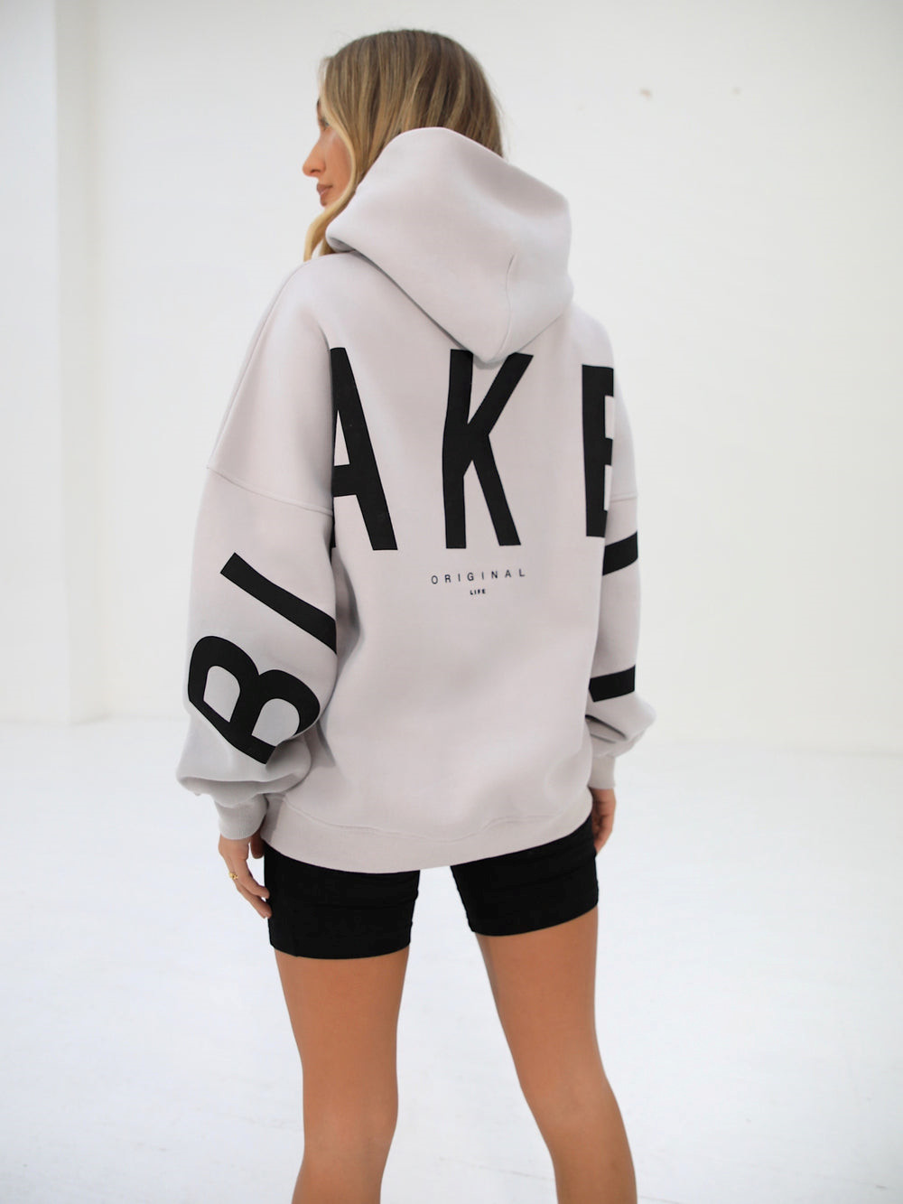 Blakely Isabel Oversized Hoodie Stone | RKD745028