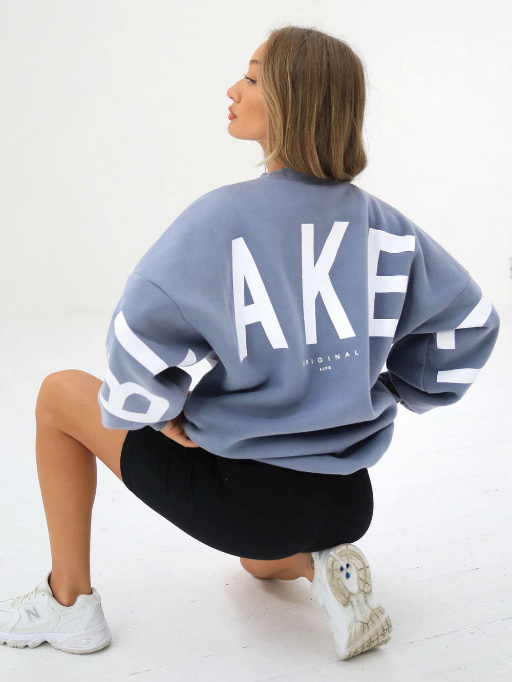 Blakely Isabel Oversized Jumper Blau | DVS647918