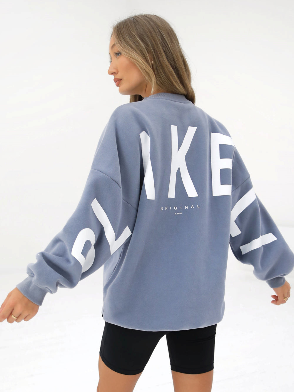 Blakely Isabel Oversized Jumper Blau | DVS647918