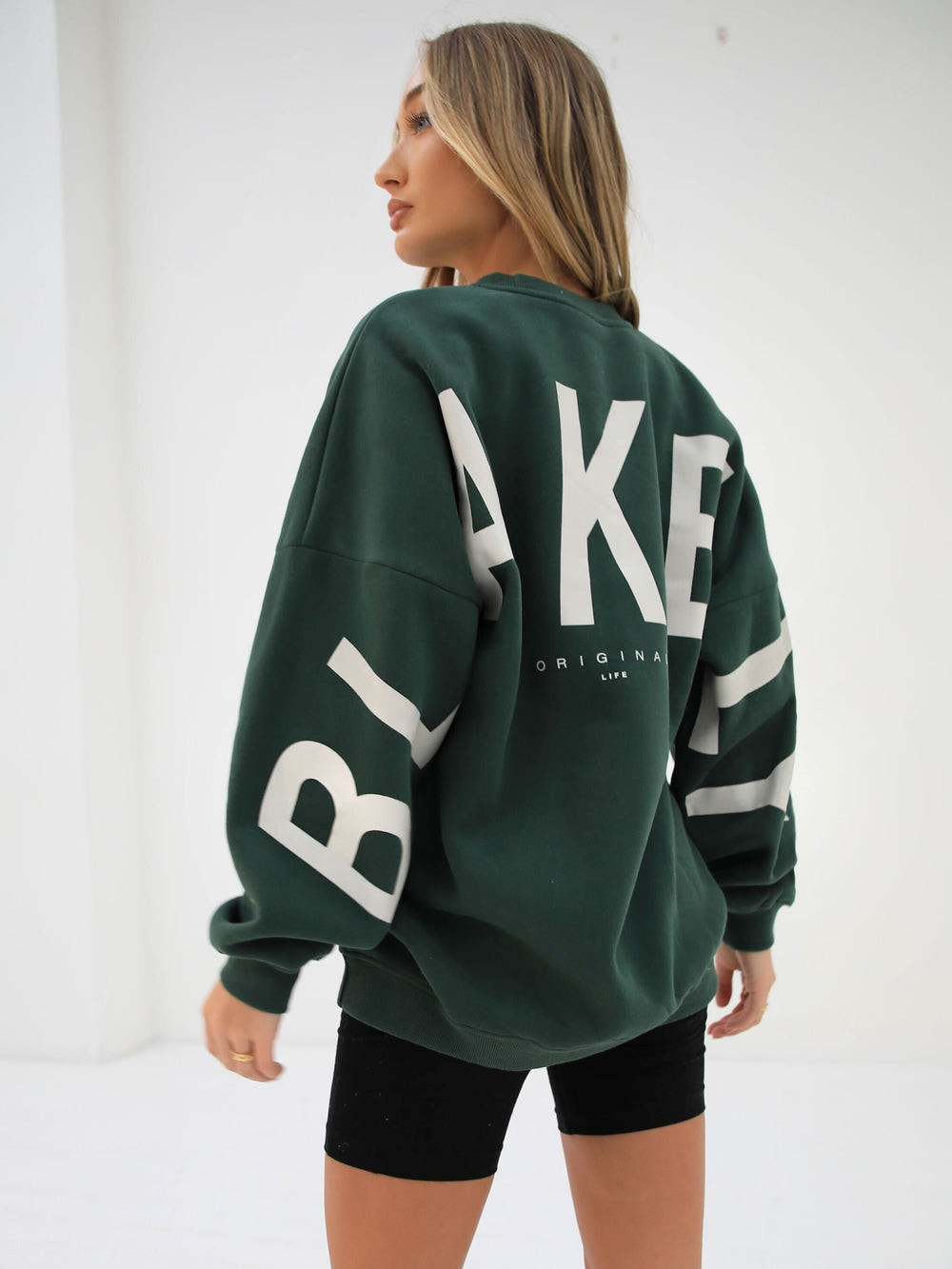 Blakely Isabel Oversized Jumper Dunkelgrün | ZIX203896