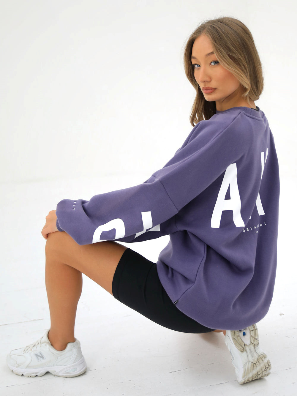 Blakely Isabel Oversized Jumper Lila | WSD678253