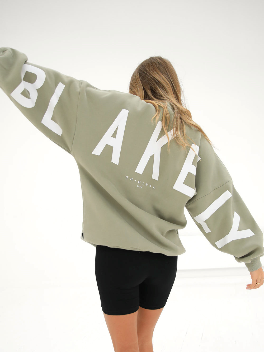 Blakely Isabel Oversized Jumper Olivgrün | KYW289365